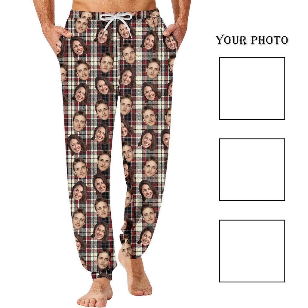 Men's Casual Sleep Pants with Pockets for Home Relaxation