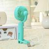 Portable Handheld Fan with LED Light