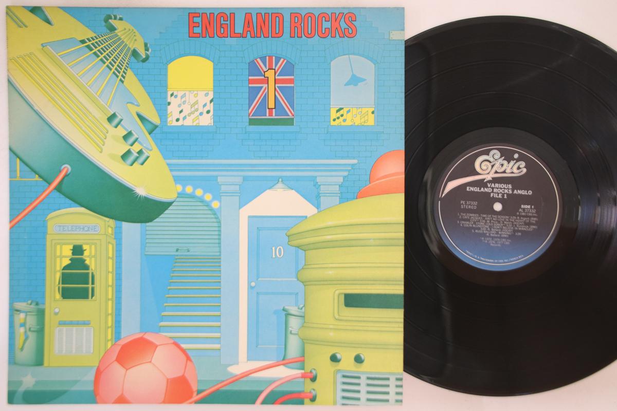 

LP Record VARIOUS - England Rocks Anglo File 1 PE37332 EPIC 1981 US Rock Used