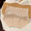 Ladies Summer Lace Ice Silk 10A Anti Bacterial Quick Dry Breathable Mid Waist Briefs