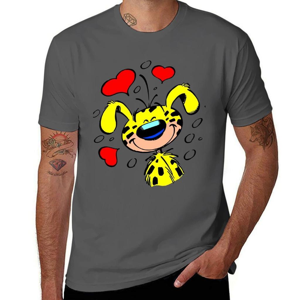 Music Vintage Retro Belgian Marsupilami Comics Gifts For Movie Fans TShirt Sport Basic Moisture Wicking Tee