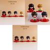 Mini Q Version Inuyasha Collectible Figures Set Kagome Sesshomaru Kikyo Miroku