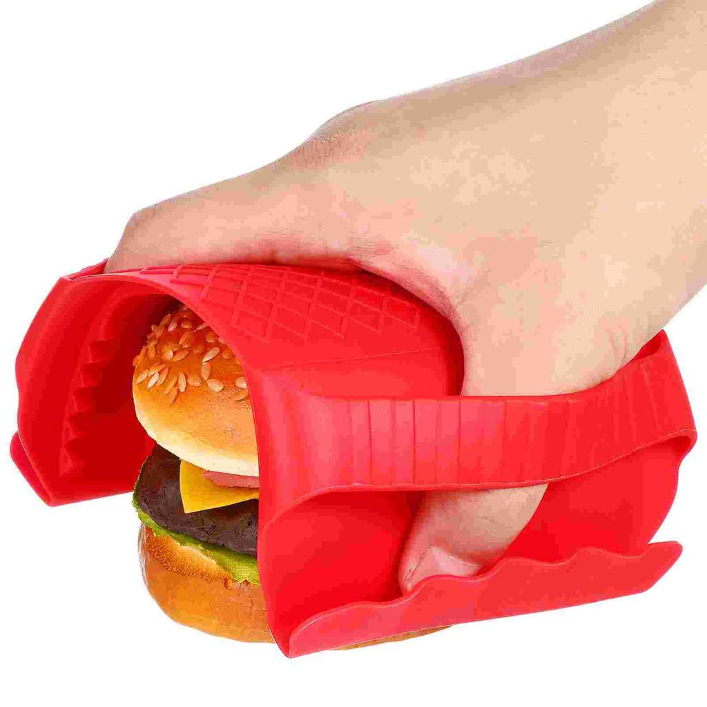 2 Stück Weiße Silikon-Fingerschutzhüllen zum Schneiden, Würfeln, Hacken, Küchenwerkzeug für Weißen Toaster 2 Scheiben Sicherheit Effizienz