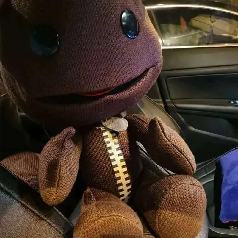 Plyšová panenka Sackboy Plyšová hračka ze hry Sackboy's Little Big Planet Panenka Sackboy z Little Big Planet Maskot Cosplay Dárek k narozeninám Festivalový dárek