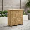 Outdoor Bar Table Natural 115 X 55 X 105 Cm Bamboo