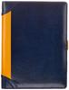 greeful greeful system notebook m navy yellow 641935
