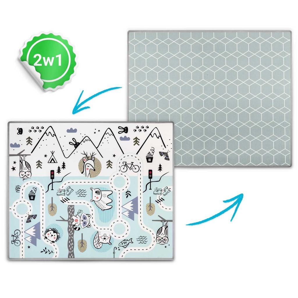 Educational Foam Roll Mat 180 X 150 X 1.5 Cm Nukido Nk-342