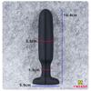 YWZAO Anal Plug Liquid Silicone Soft Venting Design Use When Going Out G95