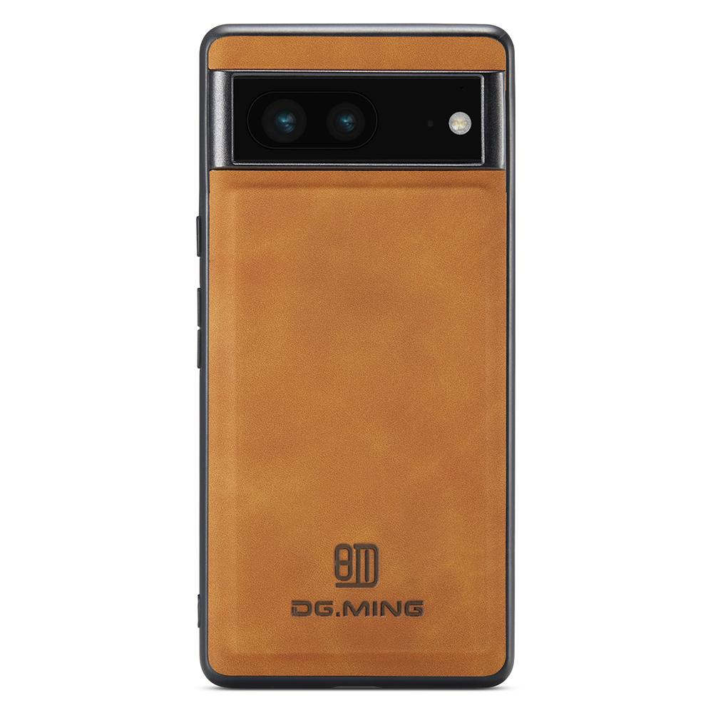 DG.MING PC+TPU+PU Cover for Google Pixel 6a Slim Case Anti-Fall Protective Phone Case
