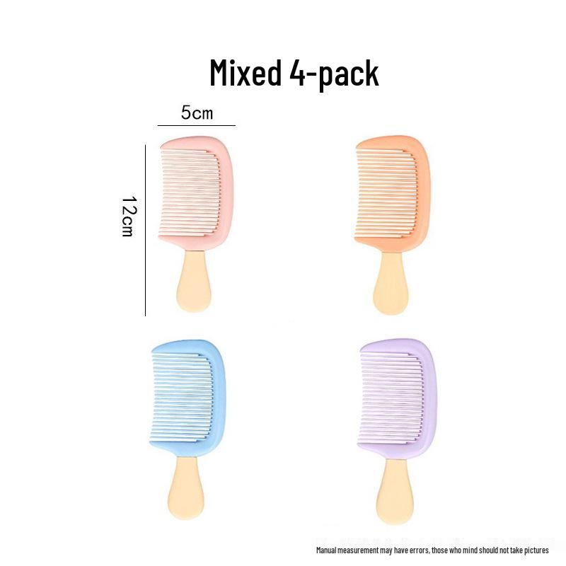 

Set of 4 Thickened Medium-Tooth Children s Combs