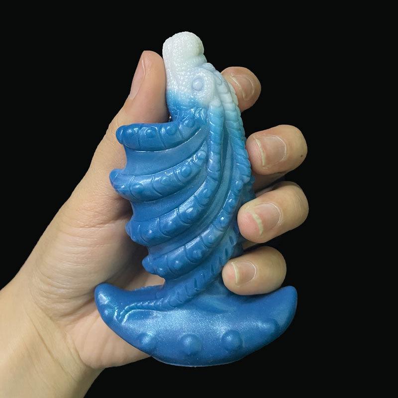 Irregular Shape Manta Ray Butt Plug: Wearable Flirting & SM Training Toy