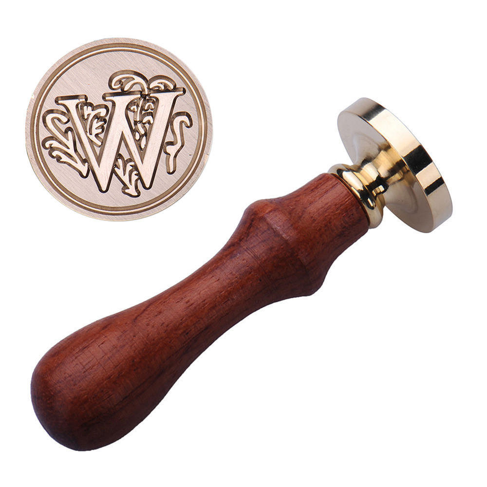 Retro Classic Alphabet Initial Sealing Wax Seal  Invitations Letter 