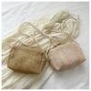 Summer Mini Handwoven Beach Bags for Women Small Fresh Crossbody Straw Pouch Square Bag Makeup Pouch