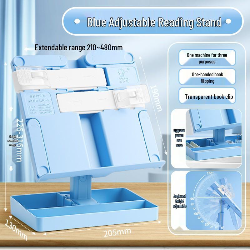 Children's Multifunctional Book Stand for Posture Correction