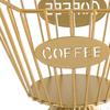 Capsule Holder Coffee Accessories, Basket Portable Sturdy Pod Storage Rack