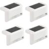 ABNL 4Pcs LED Solar Path Stair Lights Outdoor Garden Yard Fence Wall Landscape Lamp Solar Light For Courtyard