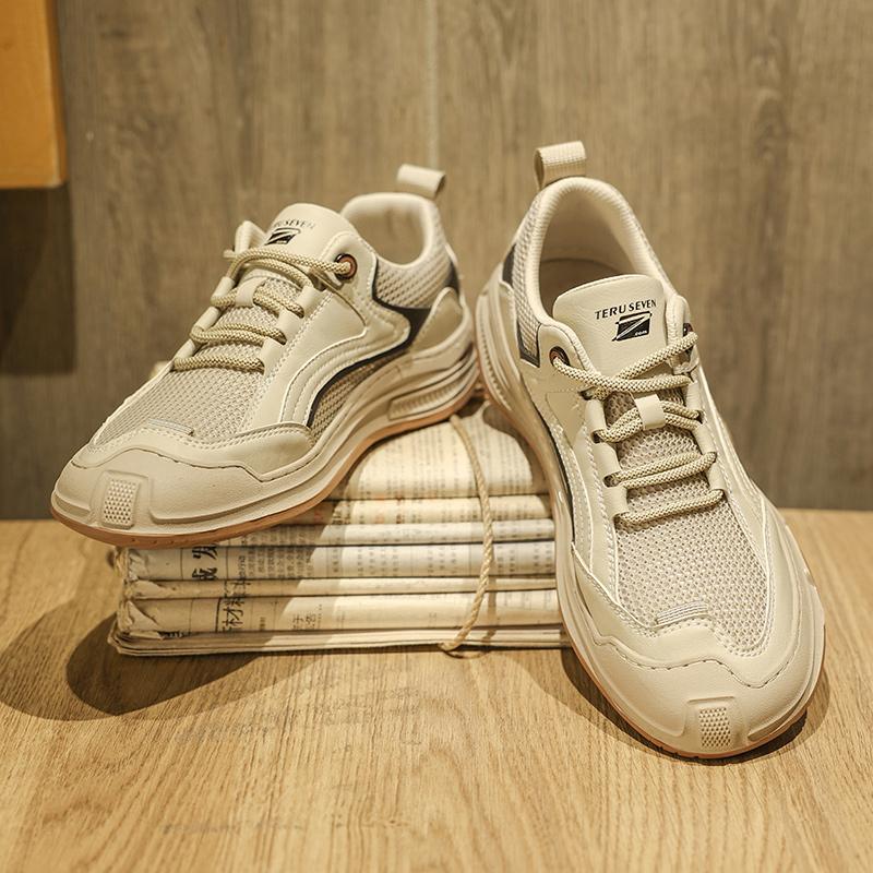 Fashion High Quality Casual Mens Shoes Hollow Out Breathable Lightweight Walking Sneakers Summer Handmade Soft Bottom Driving Shoes