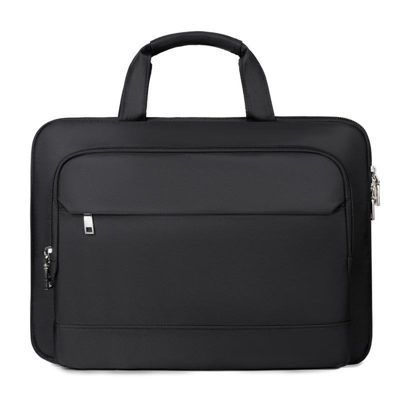 TS JYL laptop bag,Simple Laptop Handbag 13 14 Inch Oxford Cloth Document Bag Lightweight