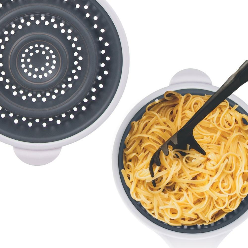 Collapsible Silicone Kitchen Colander KEMP Orion 25.5cm