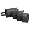 1pcs Unisex Mesh Clear Cosmetic Bags Small Large Black Makeup Bag Portable Travel Toiletry Organizer Case Lipstick Storage Pouch