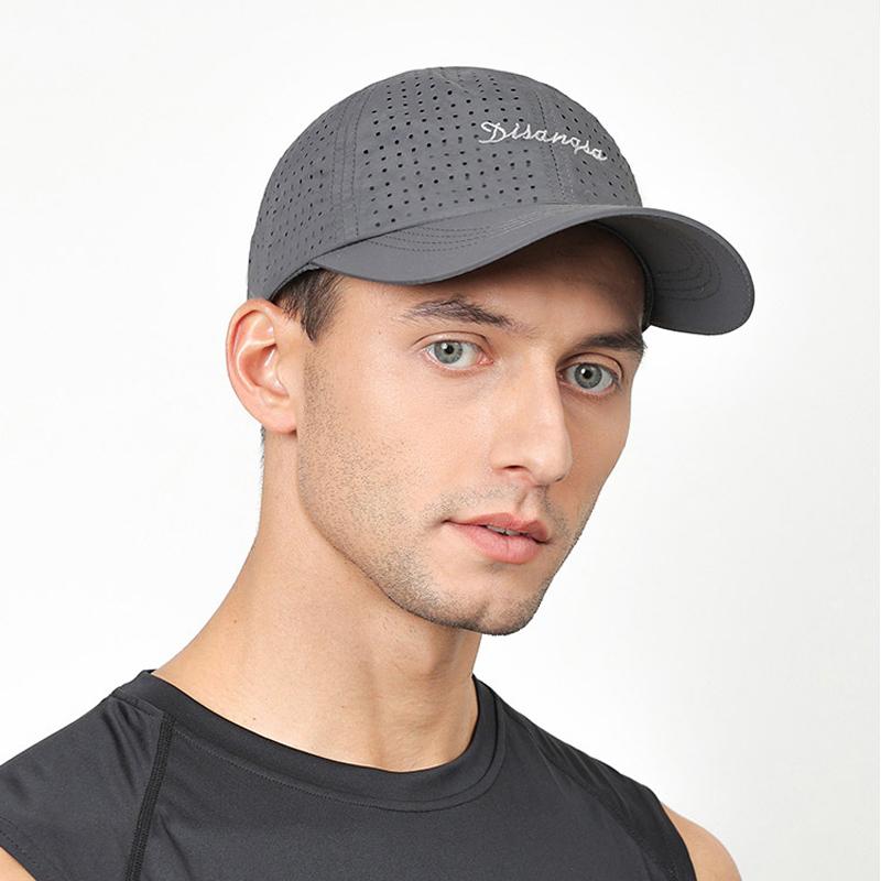 Embroidered Men's Summer Breathable Baseball Cap Sunscreen Quick-Drying Peak Cap Sunshade Cap