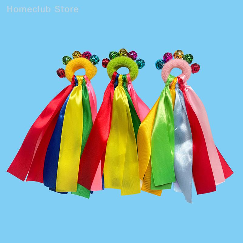 1 Stück Kinder Handgelenkband Teamsport Pompon Cheerleading Großes Spiel Pom Club Tanz Requisiten Elastisches Armband Mit Elastischer Schnur