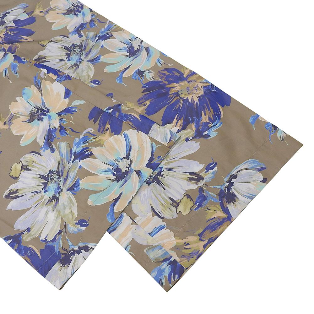 ebure Excellent condition floral print satin wide-leg pants, women's, multicolor, size 36, 3710600520 Bottoms 36 multicolorUsed