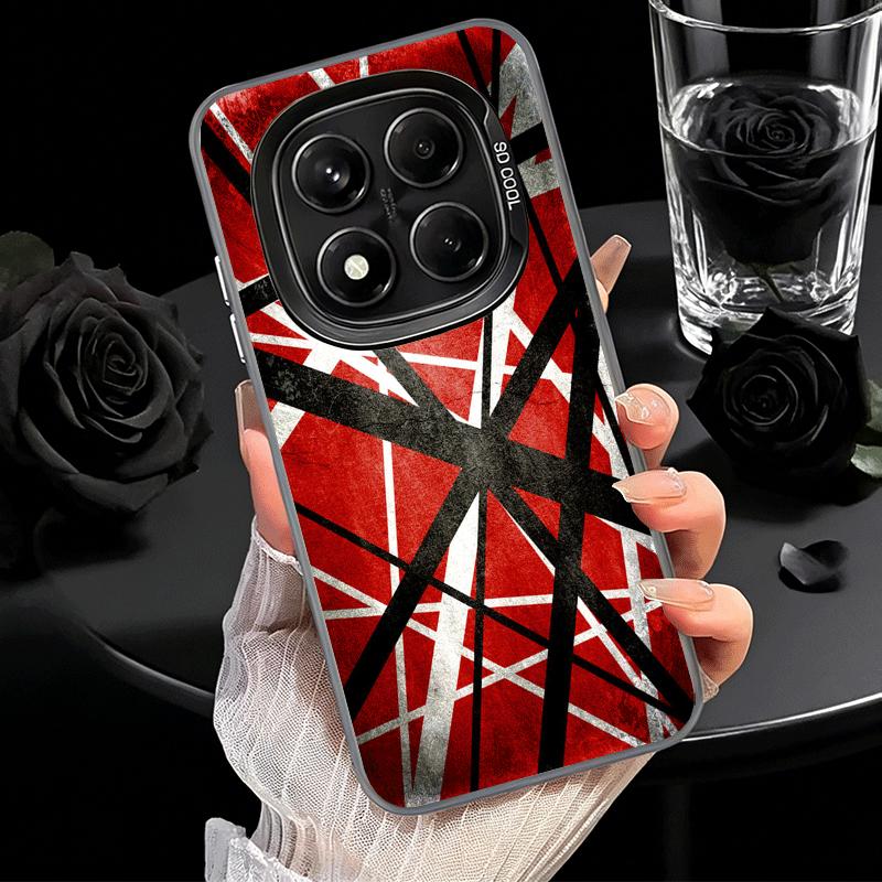 Eddie Van Halen Graphic Guitar Shockproof Phone Case for Xiaomi Redmi Note 15 14 13 12 Pro Plus 11 11S 11T 5G Cover Anti Fall Fu