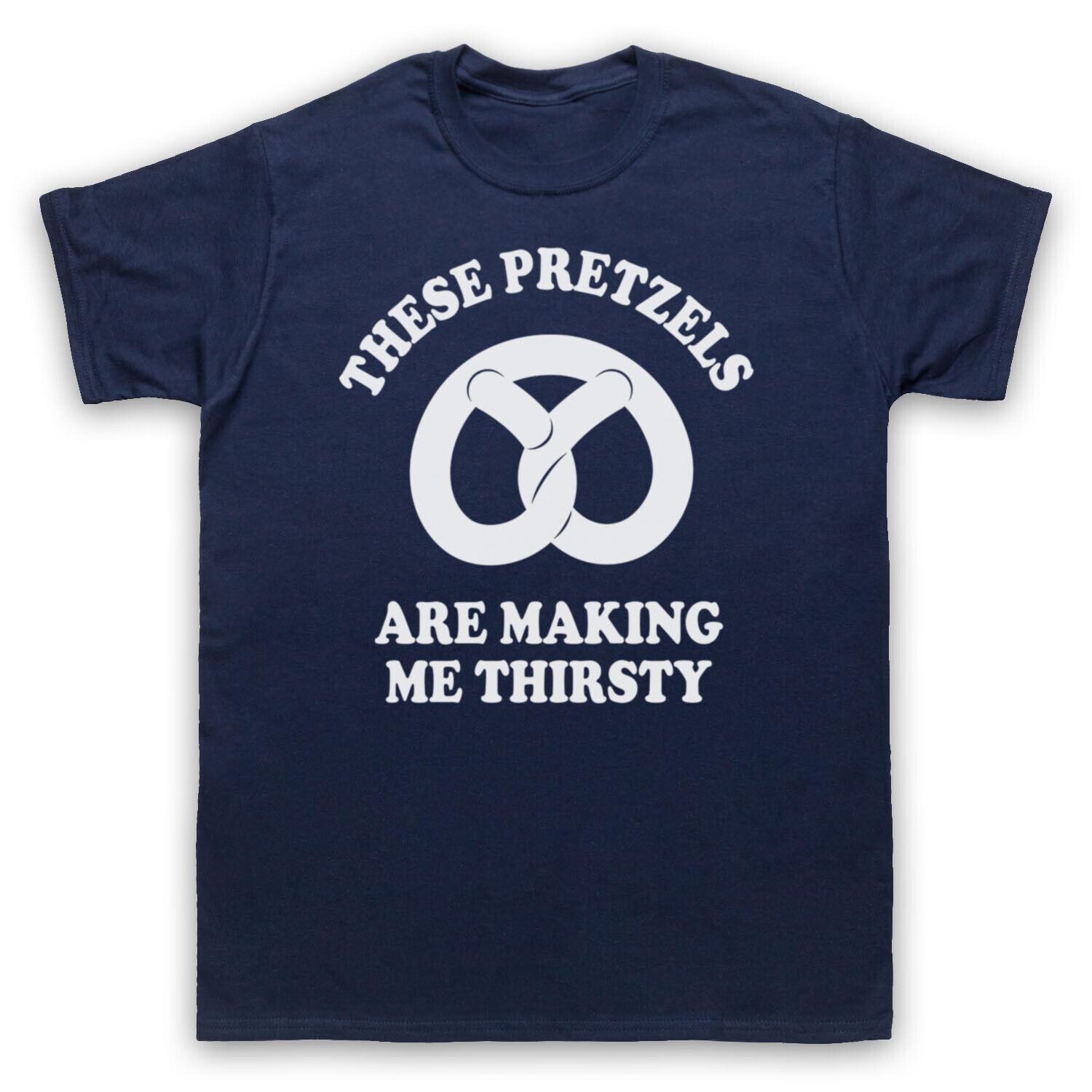

Summer SEINFELD THESE PRETZELS ARE MAKING ME THIRSTY American TV Series T-shirt XXL темно-синього кольору