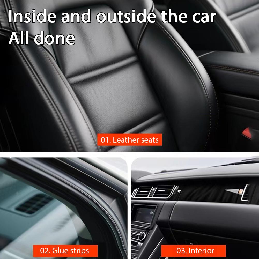 Car Leather Cleaner Liquid 100ml Leather Seats Polishing Refurbishing Liquid For Car Automobile Maintenance Nourishing Solution
