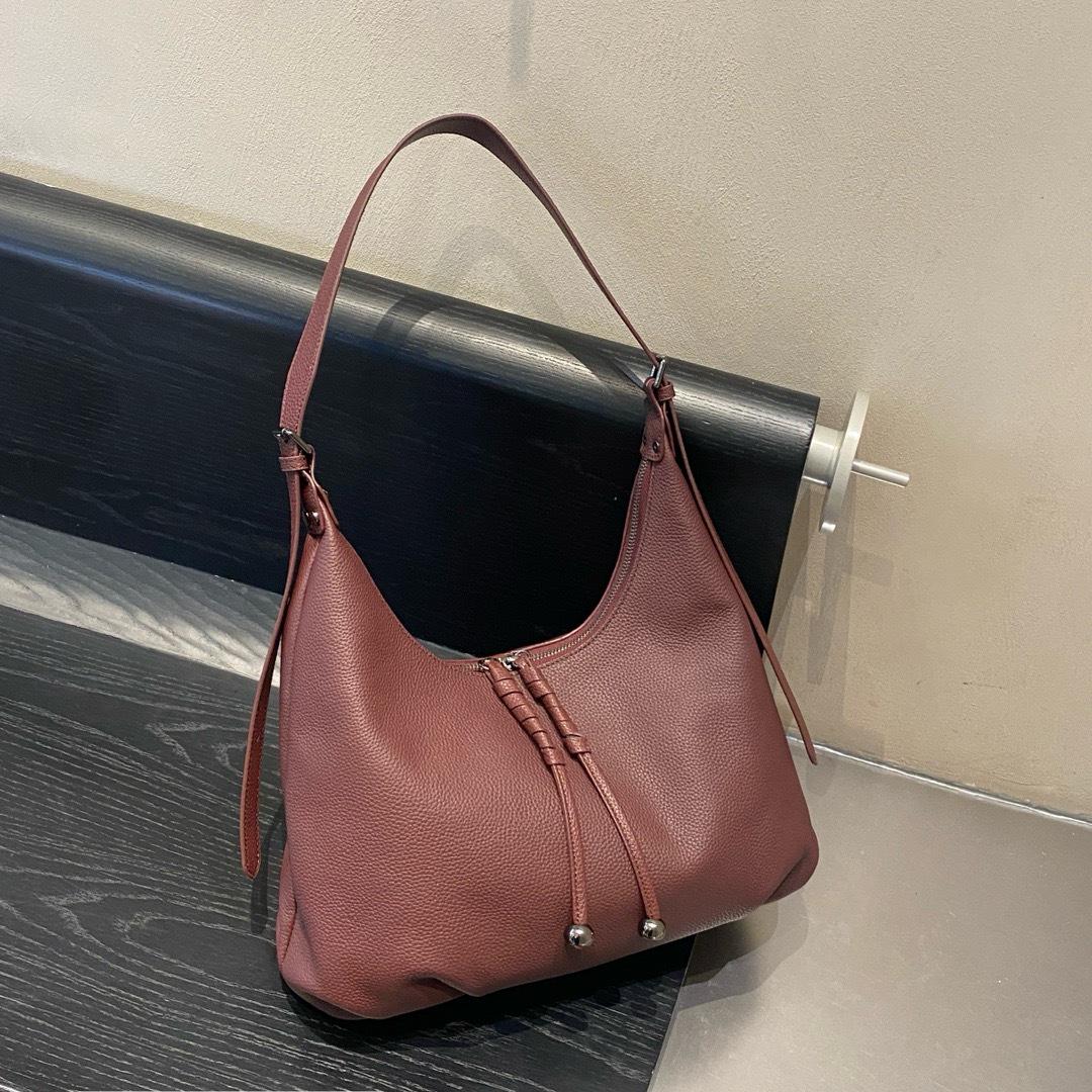 

2025 Women s Luxury Crossbody Tote: High-Quality, Large Capacity, Trendy Shoulder Bag 32*23*12cm кофейный/винный