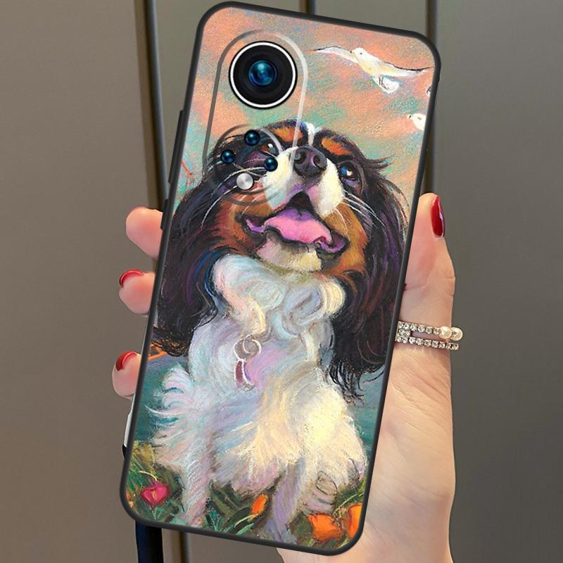 Coque Cavalier King Charles Spaniel pour Honor Magic 5 Lite, Magic 6 Pro, X8b, X9b, X6a, X7a, X8a, X9a, X6, X7, X8, X9, 50, 70, 90