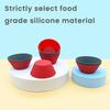 10 Pezzi Stampi per Muffin in Silicone Antiaderenti Stampo per Torta Qualità Alimentare Riutilizzabili Pirottini per Cupcake per Cuocere Pancake Caramelle Muffin