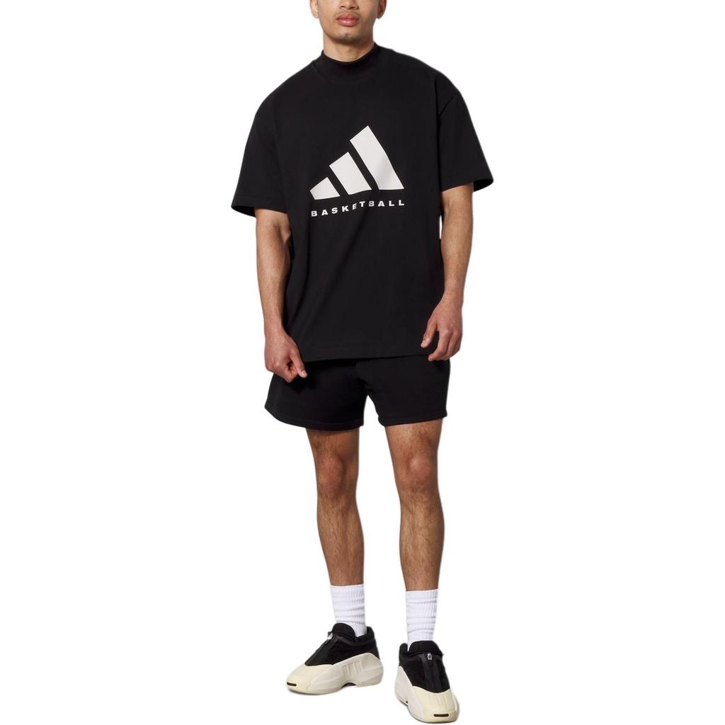 adidas Basketball Tee 'Black' Men's IR8492