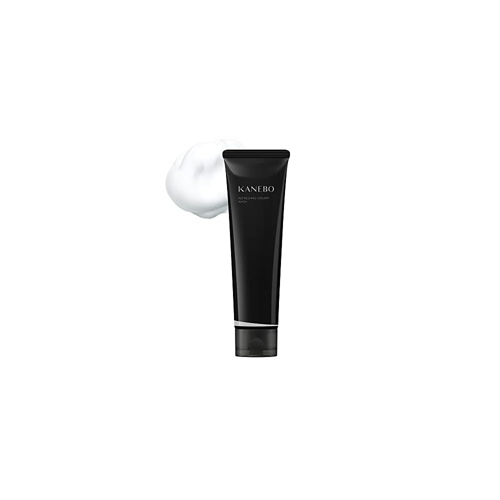 KANEBO Refreshing Creamy Wash a Facial Cleanser 130g Cream Type Rich Lather Exfoliates Dullness
