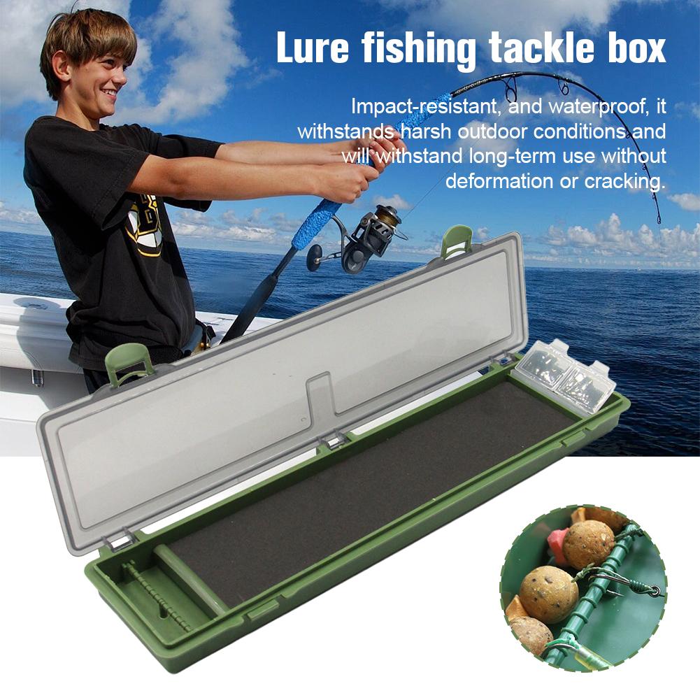 Carp Fishing Tackle Box Fishing Lure Storage Box Organizer Dividers for Easy Tackle Management and Bait Storage for Anglers