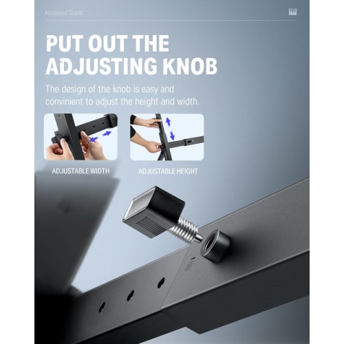 Donner DKS-100 Electronic Keyboard Piano Z-Shaped Stand, Foldable, Adjustable Height 55-85cm, Sturdy and Stable, Compatible with 54/61/73/76/88-Key Di