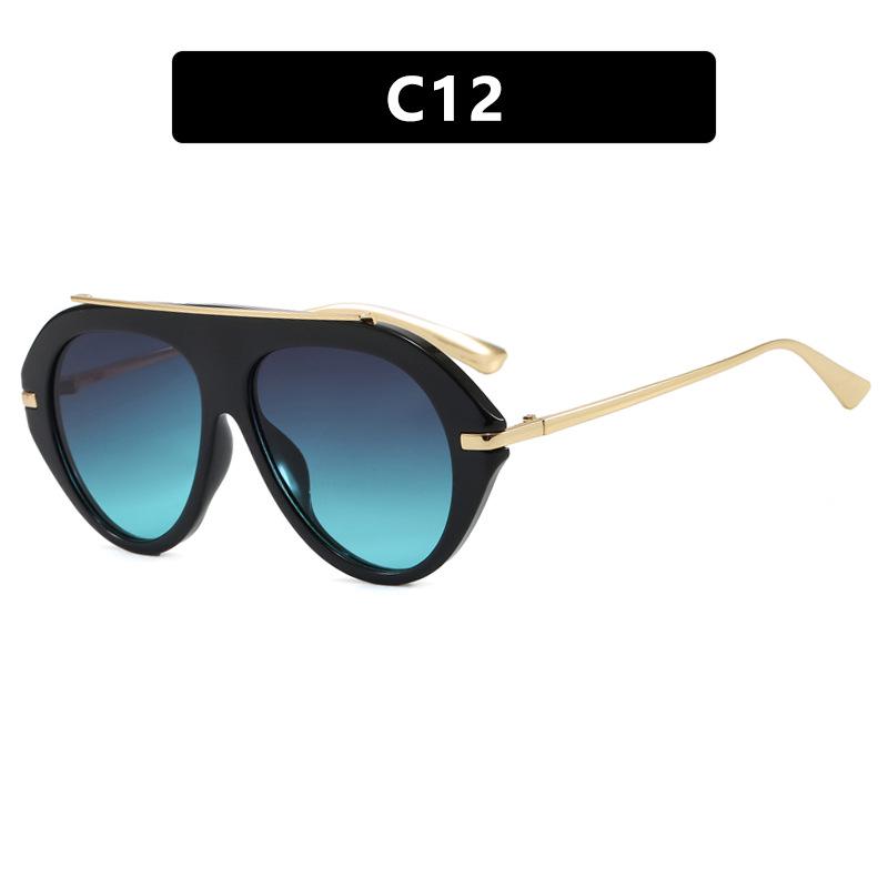 

Frog-shaped Aviator Sunglasses 2026 Retro Driving Style As shown