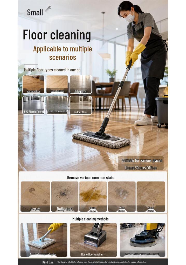Long-Lasting Floor Cleaner for Mud and Oil Stain Removal