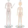 BJD Doll Display Stand Adjustable Metal Holder for 48cm 60cm Dolls Organized Storage and Collection