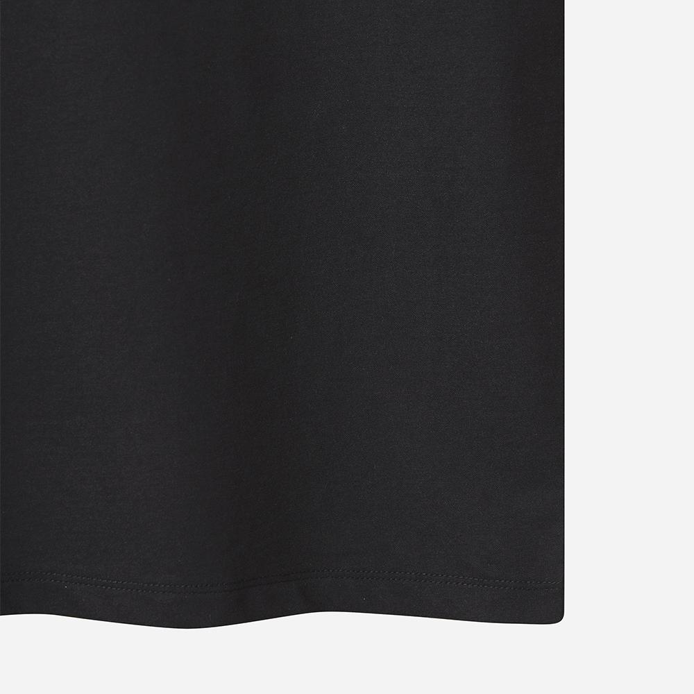 DOD Lettering Graphic Long Sleeve T-Shirt (Black)