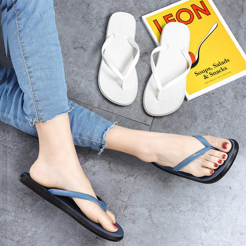 Fashion Women Fashion Slippers Soft PVC Beach Flip Flops Couples Summer Shoes Anti-slip Female Male Indoor Outside Slides