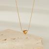 Fashion Temperament Commuting Style Necklace Made Of Stainless Steel Niche Simple Versatile Plated With Gold Heart Collarbone Chain