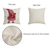 Valentine's Day Pillowcase Cute Love Heart Gnome Doll Pattern Red & White Color Sofa Cushion Cover Bedroom Car Square Pillow Shams Bedding Supplies