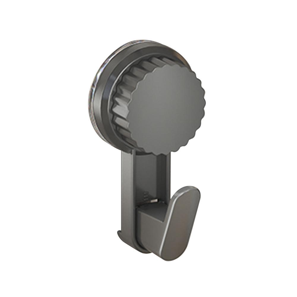 

Многоповерхностный скандинавский вакуумный крючок-присоска без сверления, не повреждающий поверхность, для подвешивания, многоразовый вакуумный клей, крючки для хранения, ванная/кухня 1pc серый