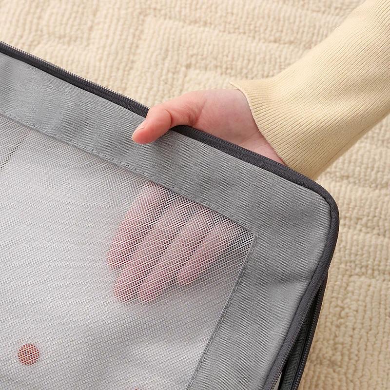 6pcs Versatile Travel Packing Cubes for Organized Luggage Efficient Storage Bag