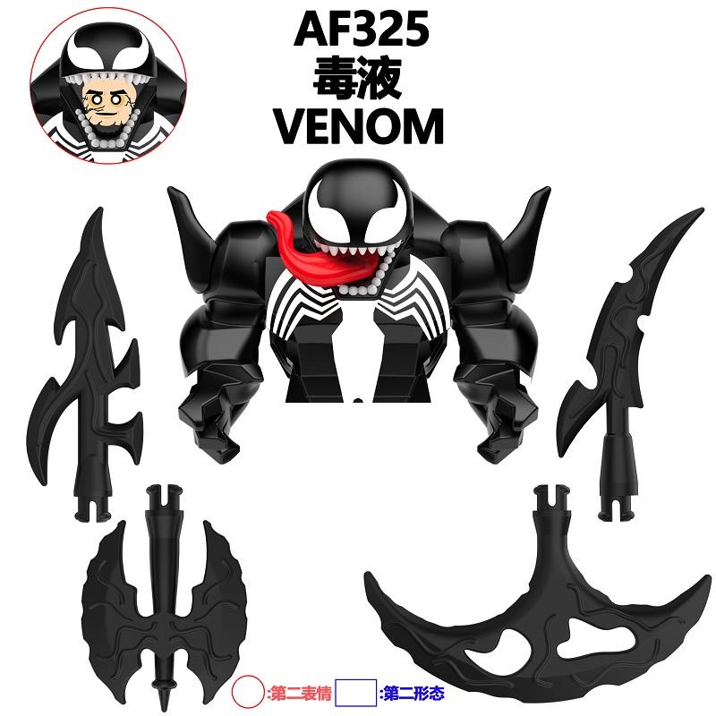Disney Building Blocks Mini Model Characters Marvel Venom Assembled Mobile Doll Carnage Symbiotic Action Doll Birthday Gift