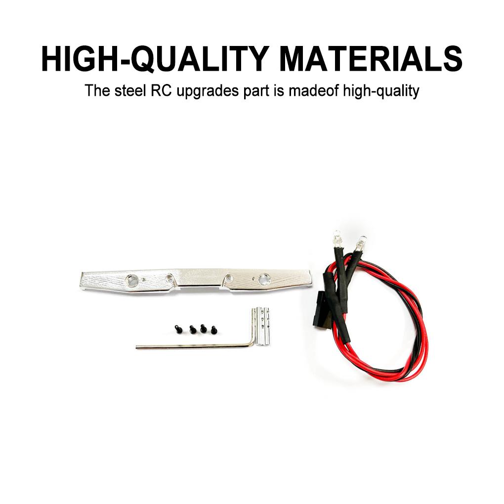 9pack/lot Front Bumper Safety Upgrade For SCX24 AXI00001 Aluminum Alloy Aluminum Alloy Front Easy