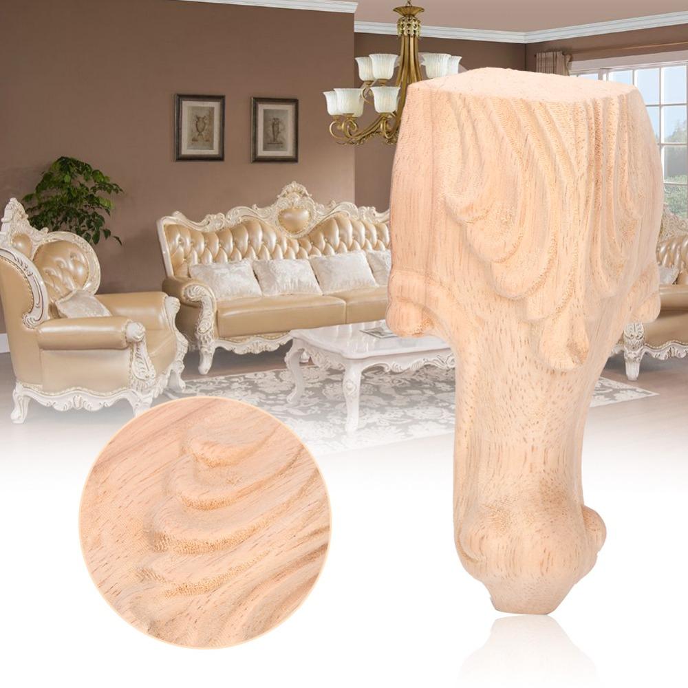 Langlebige Schrankfüße Braune Sofafüße Ersatzfüße Retro Geschnitzte Füße Europäische Geschnitzte Füße Sofa