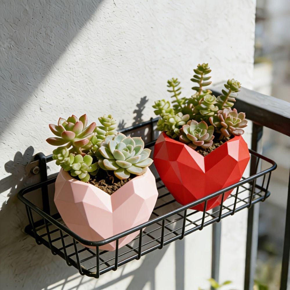 Small Capacity Love Flower Pot Gardening Supplies Plant Container  Indoor Decor
